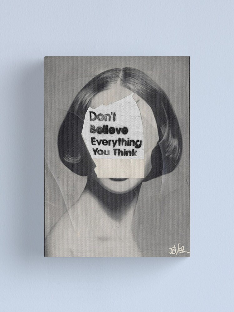 Alternate view of thinker Canvas Print