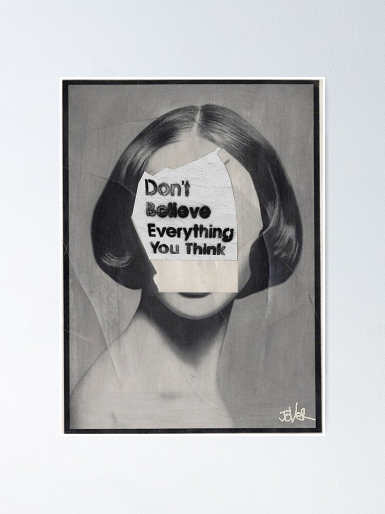 Alternate view of thinker Poster