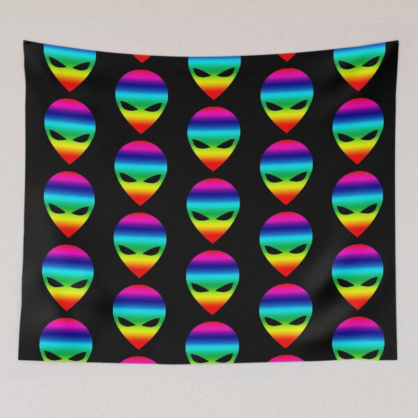 Item preview, Rainbow Alien designed and sold by wickedcartoons.