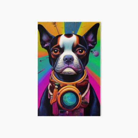 Item preview, Astronaut Boston Terrier Puppy Nr. 2 designed and sold by thesupremewiz.