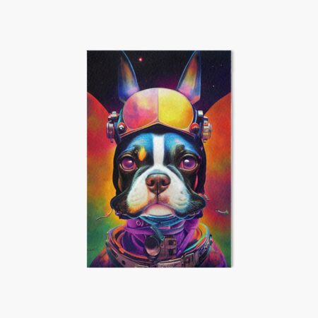 Item preview, Astronaut Boston Terrier Puppy Nr. 1 designed and sold by thesupremewiz.