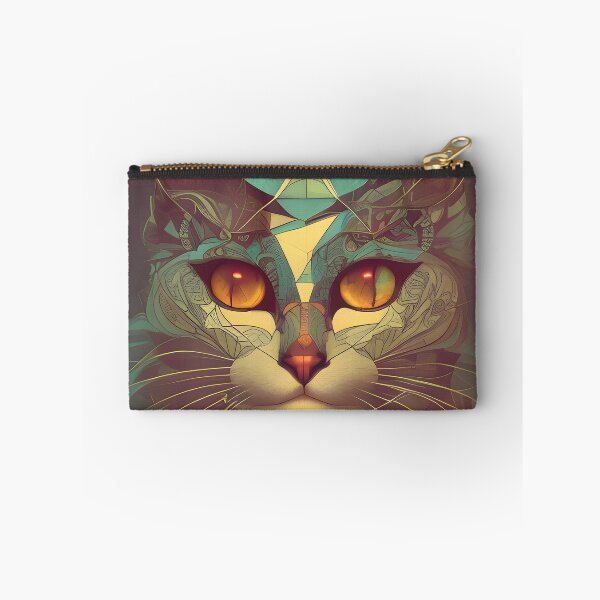 Item preview, Geometric Cat - Modern Digital Art designed and sold by Ai-michiart.