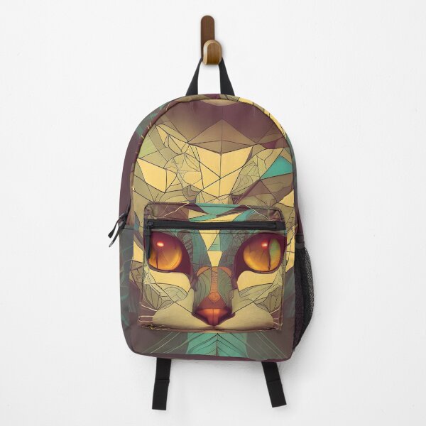 Item preview, Geometric Cat - Modern Digital Art designed and sold by Ai-michiart.