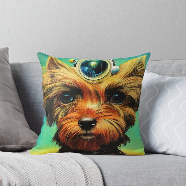 Item preview, Astronaut Yorkie Puppy Nr. 2 designed and sold by thesupremewiz.