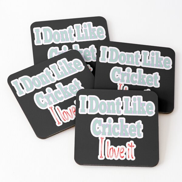 Item preview, I Dont Like  Cricket I love it designed and sold by JLCableStudio.