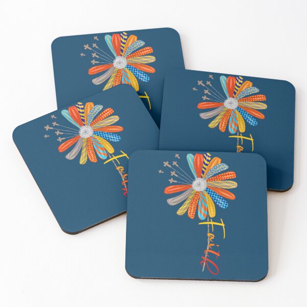 Item preview, Faith Flower with Crosses Fun Christian design designed and sold by BringingHOPE.