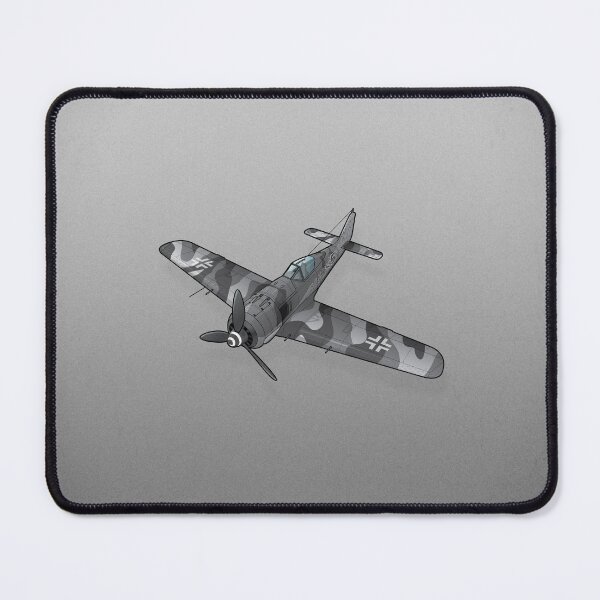 Item preview, Focke Wulf FW-190 in gray camo designed and sold by sunsetgraphics.