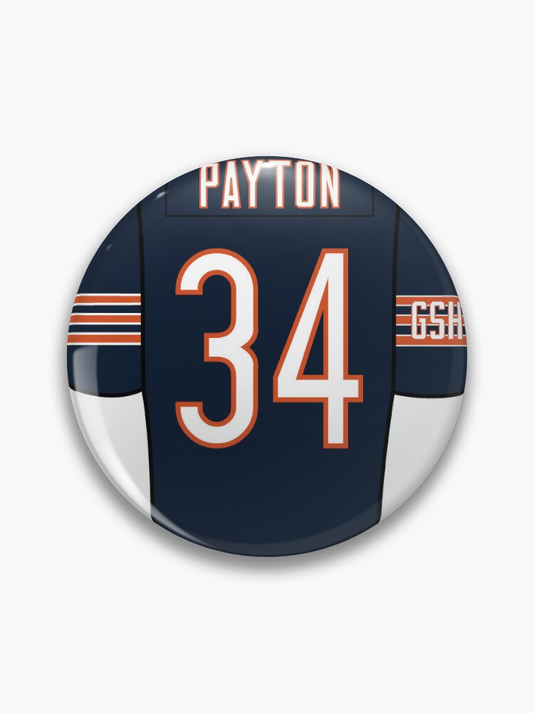 Walter Payton Jersey Pin for Sale by bsweat