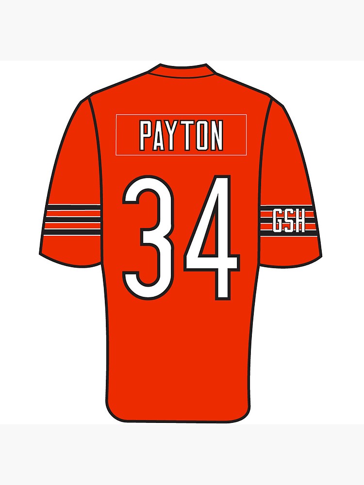 Walter Payton Jersey Pin for Sale by bsweat