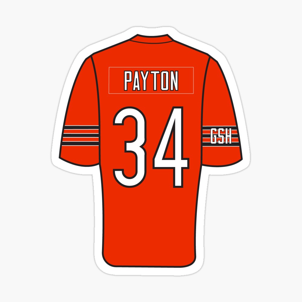 Walter Payton Jersey' Pin for Sale by bsweat