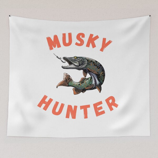 Item preview, Musky Hunter, Muskie Hunter, Musky Fisherman, Muskellunge designed and sold by OutdoorsZee1.