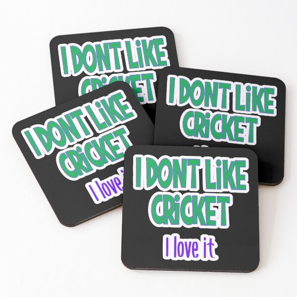 Item preview, I Dont Like  Cricket I love it designed and sold by JLCableStudio.