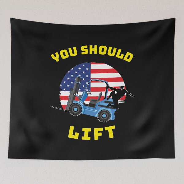 Item preview, Forklift Ninja, You Should Lift BY designed and sold by TeamsterLife.