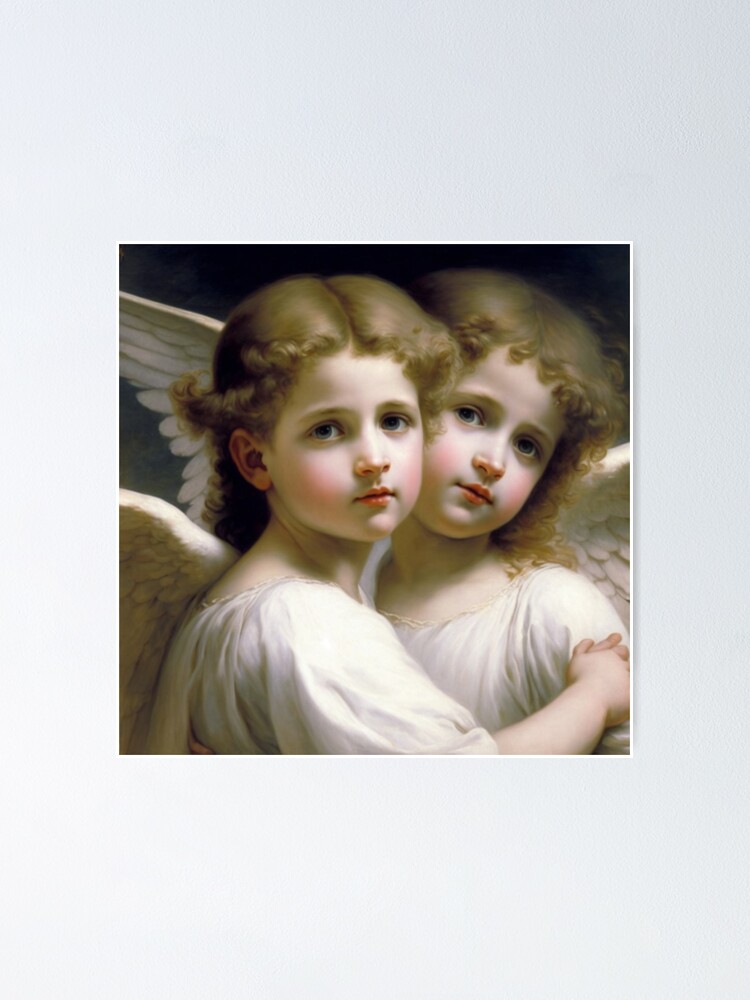 "Angel Art Angels Are Among Us " Poster for Sale by BeaconMarketing