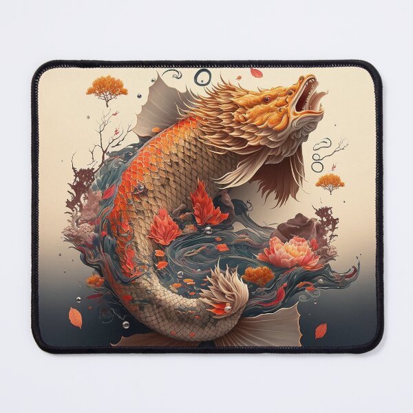 Item preview, Orange Dragon Koi Fish designed and sold by GummywormDesign.