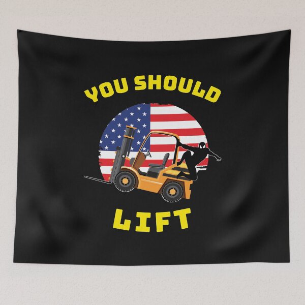 Item preview, Forklift Ninja, You Should Lift GY designed and sold by TeamsterLife.