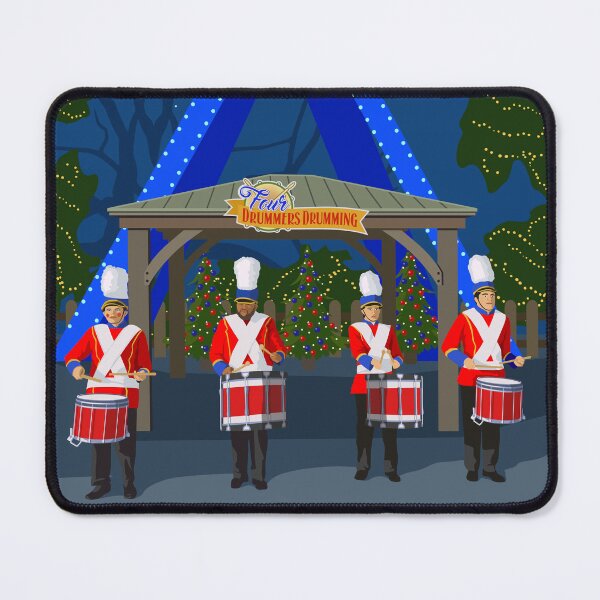 Item preview, WinterFest Four Drummers Drumming designed and sold by KD Fanatics.