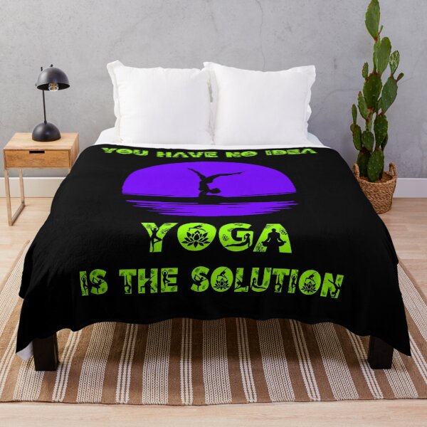 Item preview, You have no idea yoga is the solution. designed and sold by ConradoBullhead.