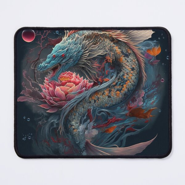 Item preview, Blue Dragon Koi Fish designed and sold by GummywormDesign.