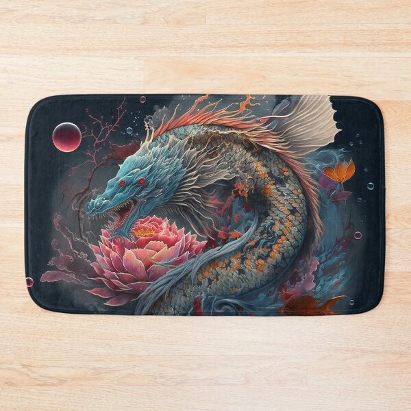 Item preview, Blue Dragon Koi Fish designed and sold by GummywormDesign.