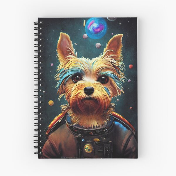 Item preview, Astronaut Yorkie Puppy Nr. 3 designed and sold by thesupremewiz.