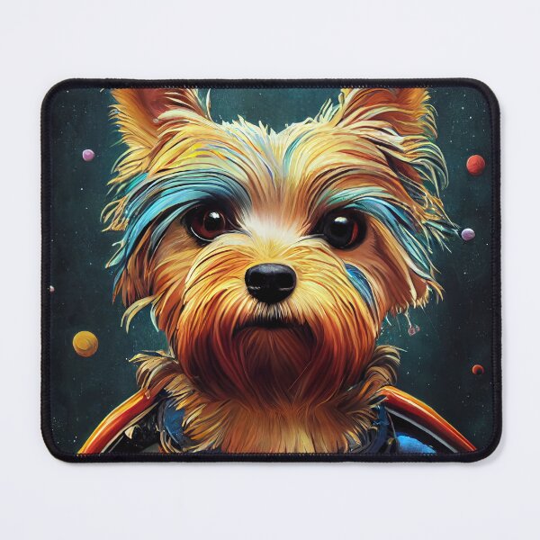 Item preview, Astronaut Yorkie Puppy Nr. 3 designed and sold by thesupremewiz.
