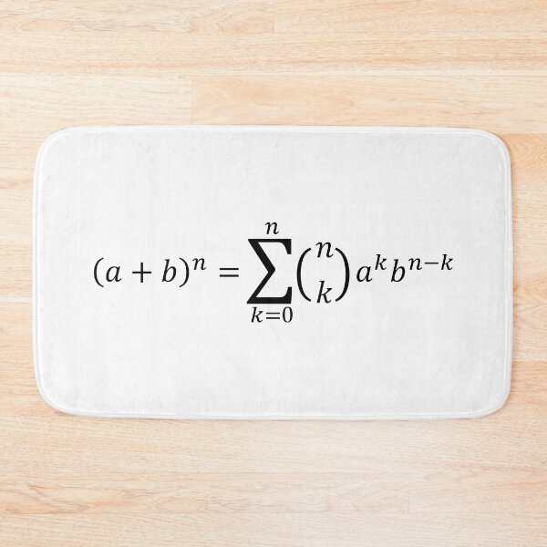 Item preview, Binomial Identity - Math And Algebra Basics designed and sold by ScienceCorner.