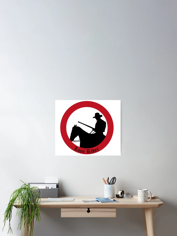 Thumbnail 2 of 3, Poster, Lone Rider designed and sold by Notorious CodFather Designer Studio.