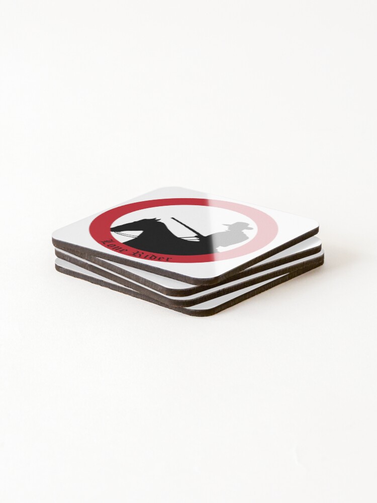 Thumbnail 4 of 5, Coasters (Set of 4), Lone Rider designed and sold by NotoriCodFather.