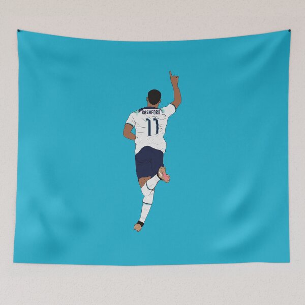 Item preview, Marcus Rashford 11 England 2022 World Cup Goal Celebration Minimalist  designed and sold by Hevding.