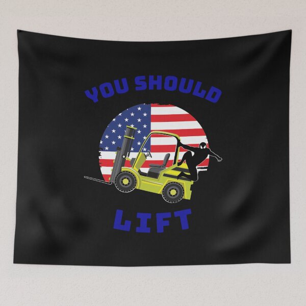 Item preview, Forklift Ninja, You Should Lift YB designed and sold by TeamsterLife.