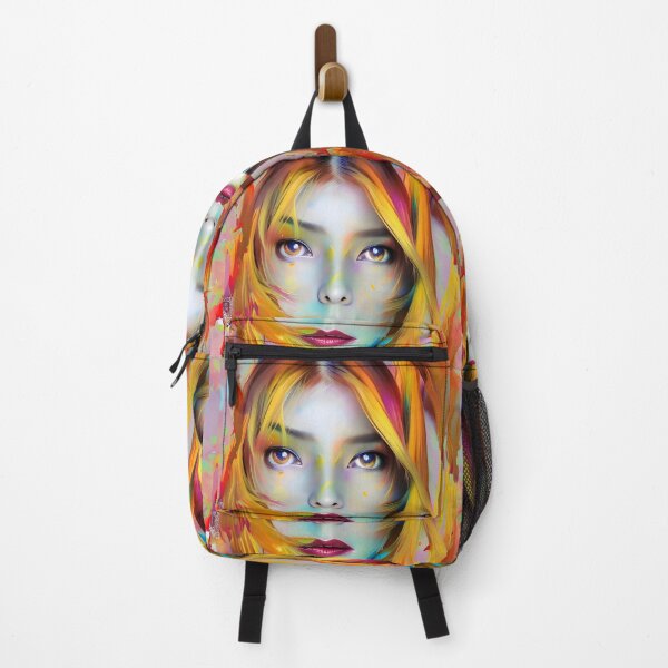Item preview, Megenta Lips: Colorful Woman Portrait designed and sold by artmanikin.