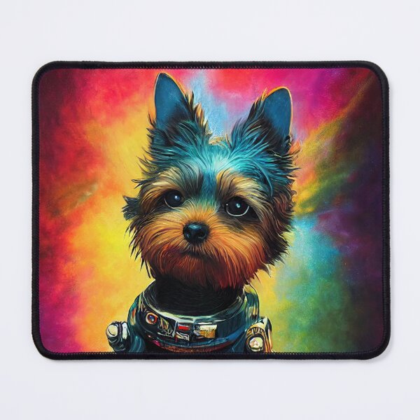 Item preview, Astronaut Yorkie Puppy Nr. 3 designed and sold by thesupremewiz.