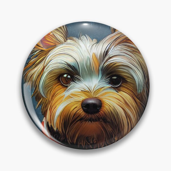 Item preview, Astronaut Yorkie Puppy Nr. 5 designed and sold by thesupremewiz.