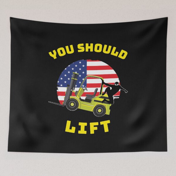 Item preview, Forklift Ninja, You Should Lift YY designed and sold by TeamsterLife.