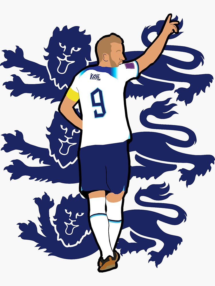 Harry Kane 9 England 2022-23 Youth Away Jersey National Team World