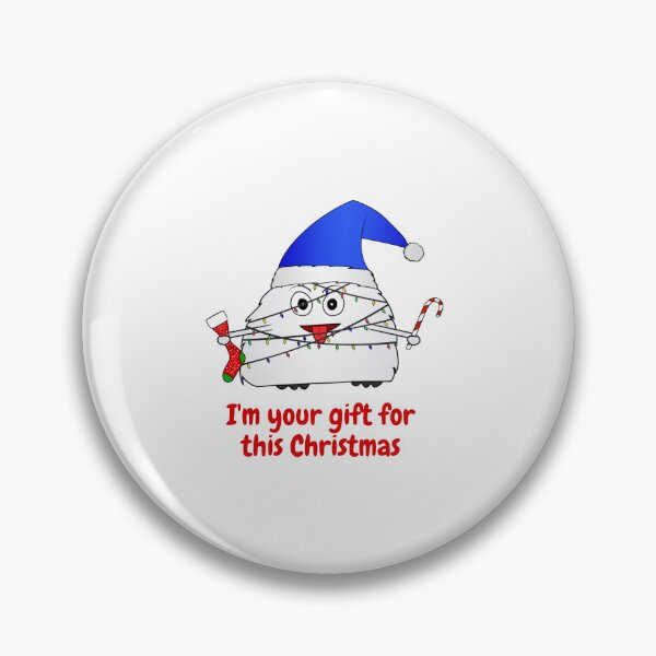 Artikelvorschau, Ich bin dein Geschenk für dieses Weihnachten | Weihnachts-Puffy entworfen und verkauft von LittleTD.