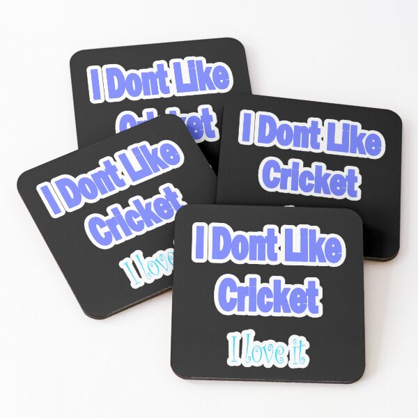 Item preview, I Dont Like  Cricket I love it designed and sold by JLCableStudio.