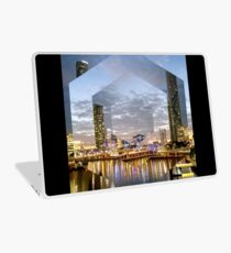 Beautiful Brisbane River Print - A Geometric Design Laptop Skin