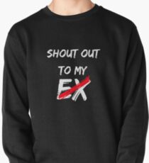 Sudadera cerrada Shout out to my ex blanco