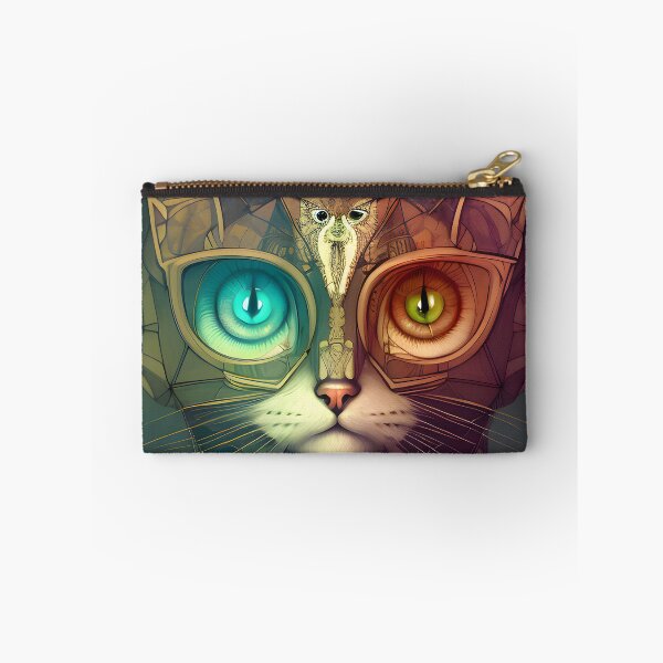 Item preview, Geometric Cat - Modern Digital Art designed and sold by Ai-michiart.