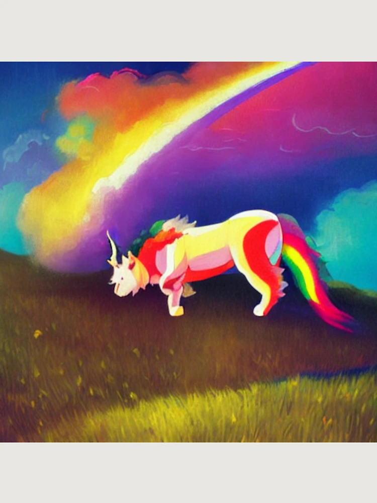 Aperçu 6 sur 6. Sweat à capuche oversize premium avec l'œuvre Grazing The Rainbow créée et vendue par Sub-Ruminations.