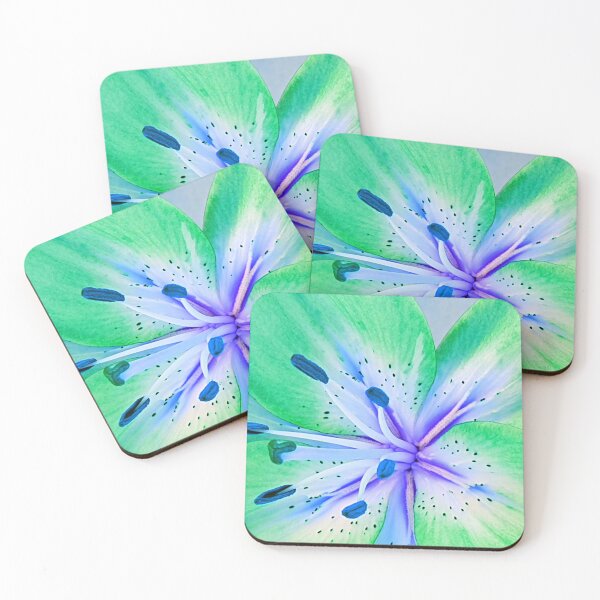 Item preview, Beautiful green Purple Lilly flower in full bloom designed and sold by Pixtela ..