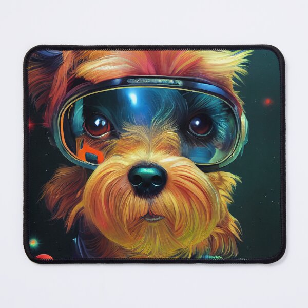 Item preview, Astronaut Yorkie Puppy Nr. 8 designed and sold by thesupremewiz.