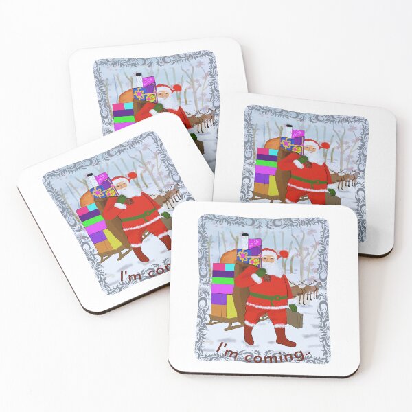 Item preview, Samta Claus Is Coming designed and sold by Eklectikos.