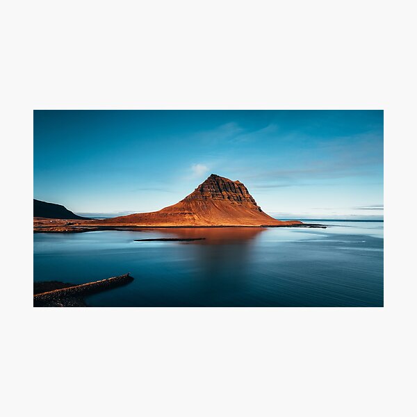Snaefellsnes Berg in Island Fotodruck