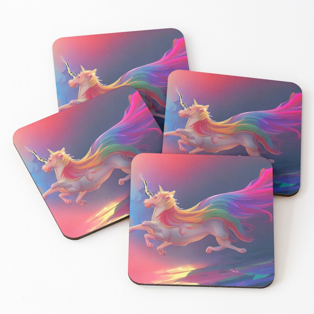Aperçu de l'œuvre Dessous de verre (lot de 4) créée et vendue par Sub-Ruminations.