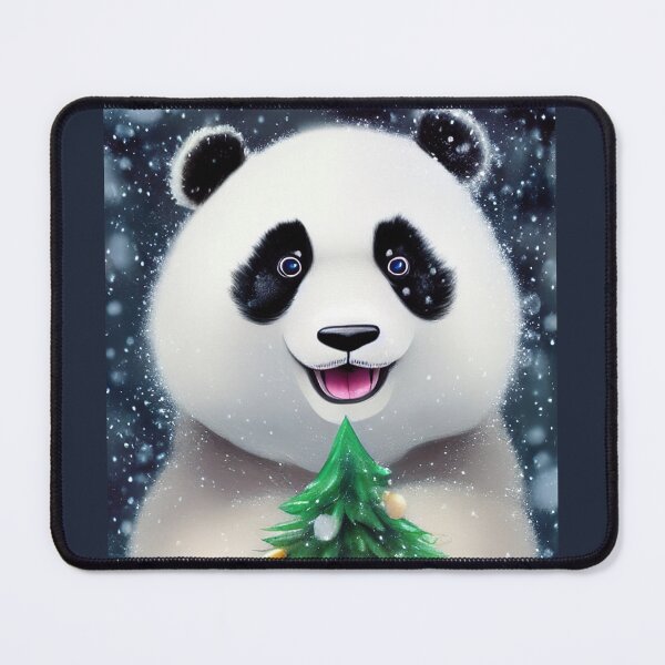 Item preview, Cute Christmas Panda designed and sold by i-cottagedesign.