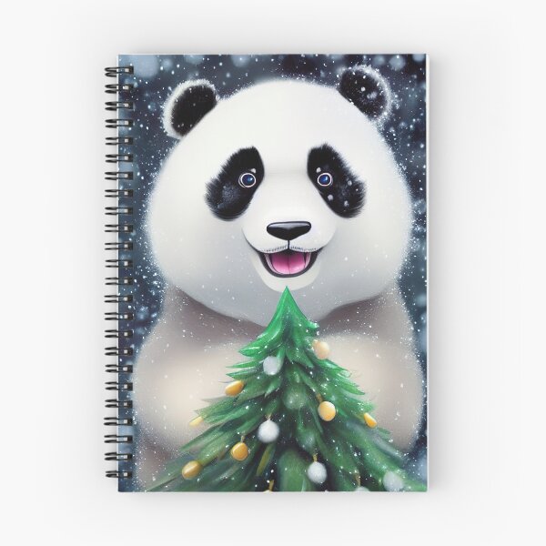 Item preview, Cute Christmas Panda designed and sold by i-cottagedesign.
