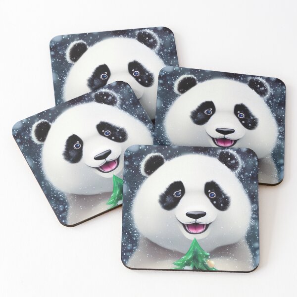 Item preview, Cute Christmas Panda designed and sold by i-cottagedesign.